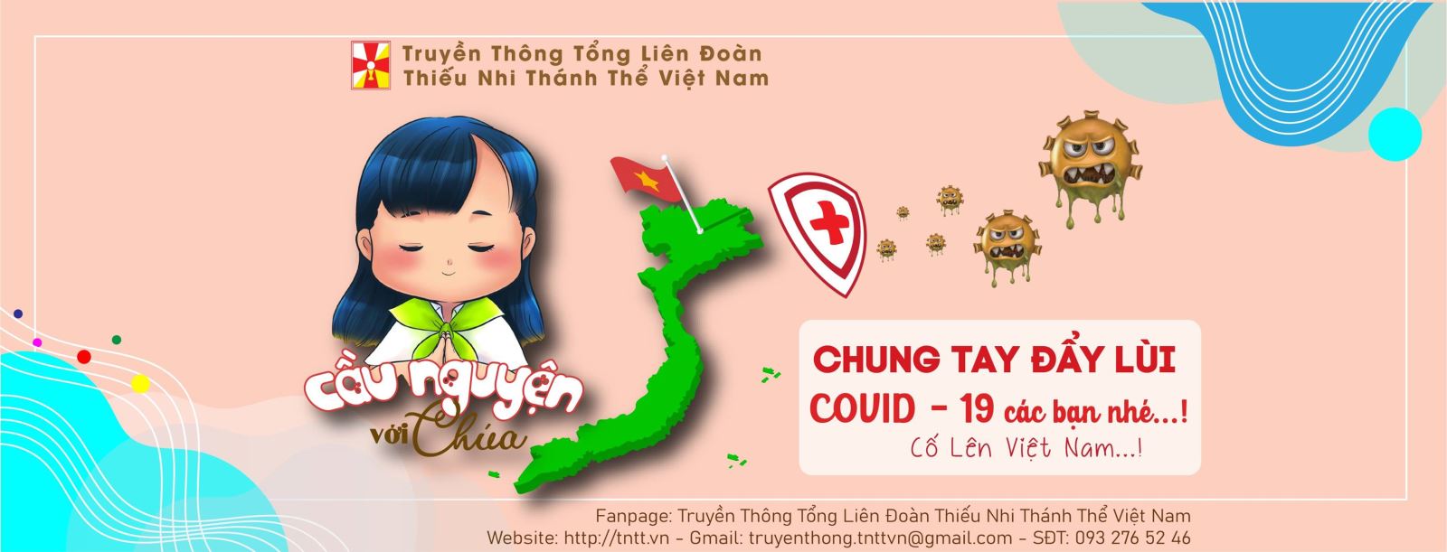 Tổng liên đoàn TNTTVN: Thư kêu gọi thực hiện Chiến dịch Bó hoa thiêng Cầu nguyện cho thế giới và đất nước Việt Nam sớm chấm dứt cơn đại dịch COVID-19