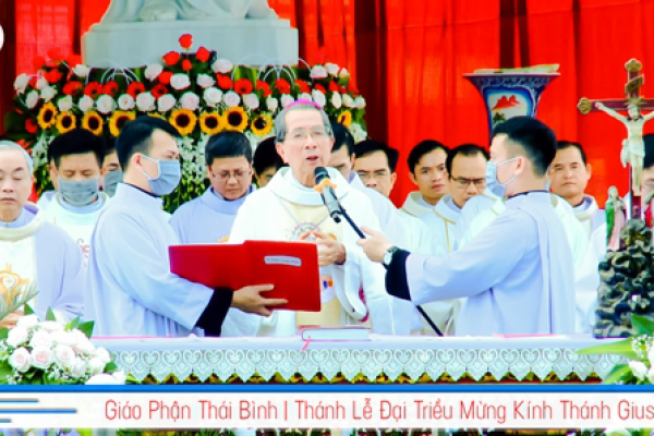 Giáo phận Thái Bình: Lễ kính Thánh Giuse cấp Giáo phận