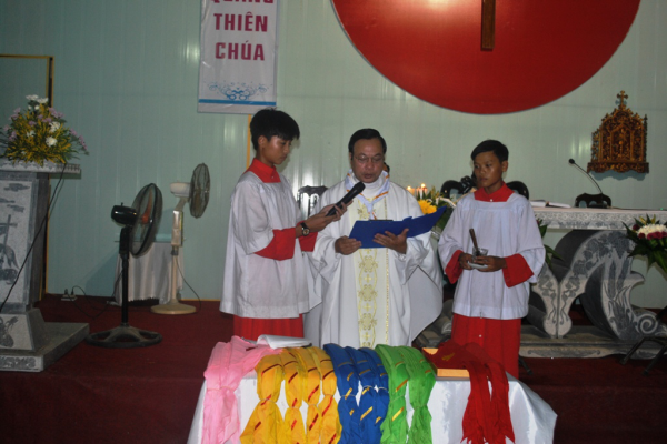 Liên đoàn TNTT Giuse Khang GPTB - Lễ ra mắt xứ đoàn TNTT Phêrô Đinh Văn Dũng - Giáo xứ Phương Bồ - 2015