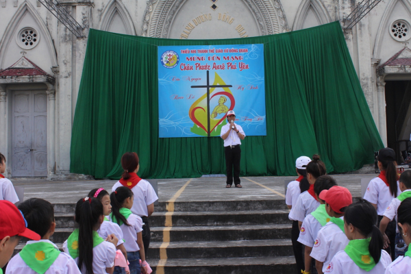 Xứ Đoàn TNTT Anrê Phú Yên – Giáo xứ Đồng Quan: Ngày Trại hè mừng Bổn mạng Chân Phước Anrê Phú Yên