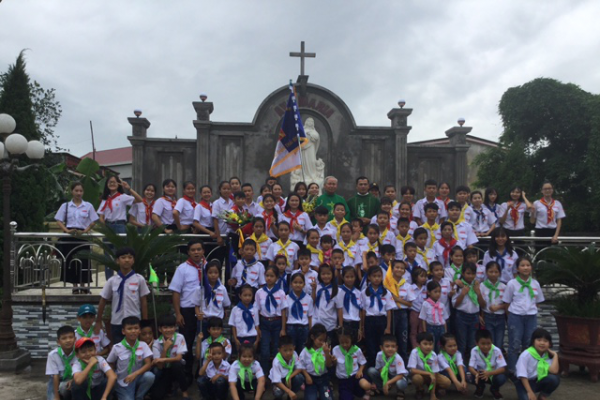 Liên đoàn TNTT Giuse Khang GPTB - Xứ đoàn TNTT Thánh Tâm – Giáo xứ Duyên Tục hân hoan trong ngày ra mắt và tuyên hứa - 2018
