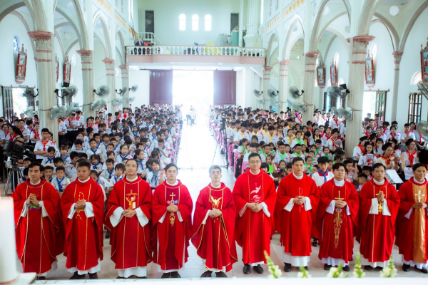 Thánh lễ kính Thánh Maximiliano Maria Kolbe - Quan Thầy Giới Trẻ - GLV - TNTT hạt Đông Hưng Yên