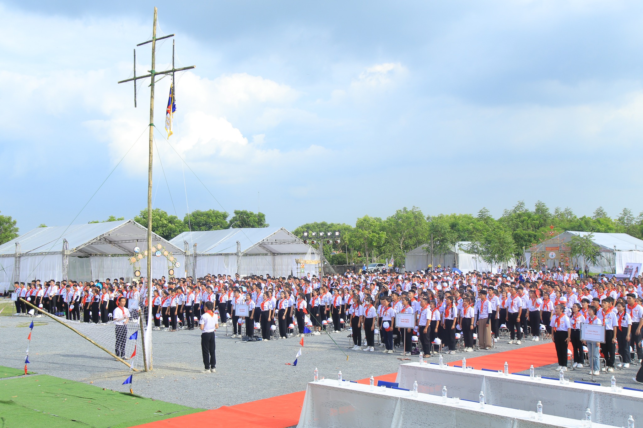 Phái đoàn Gp. Thái Bình tham dự Đại hội Huynh trưởng Giáo tỉnh Hà Nội “Xuất hành III”