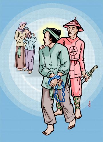 Hình vẽ Các Thánh Tử Đạo Việt Nam 3