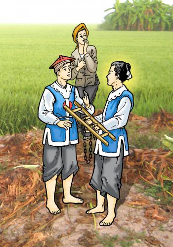 Hình vẽ Các Thánh Tử Đạo Việt Nam 4