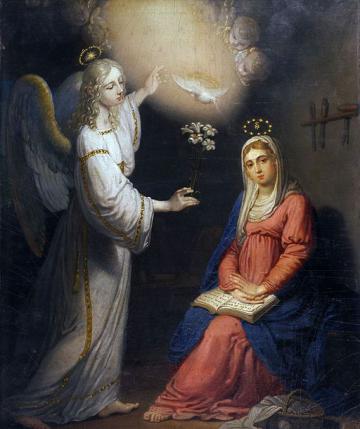 Thiên Thần Truyền tin cho Đức Mẹ