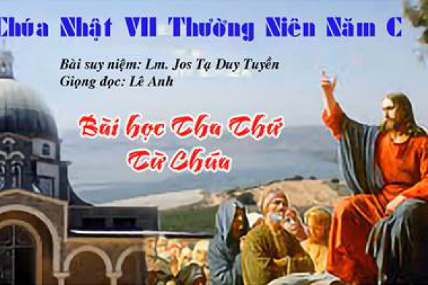 Chúa Nhật VII Thường Niên Năm C - Bài suy niệm: Lm. Jos Tạ Duy Tuyền - Giọng đọc: Lê Anh